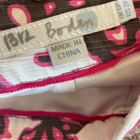 Boden Samantha Lee Pink Floral Skirt Women’s Size 2P. - Picture 6 of 16